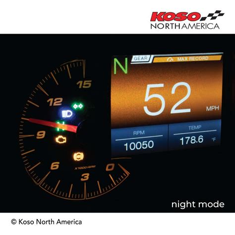 Rx Tft Multifunction Meter Koso North America