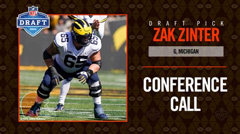 Zak Zinter Conference Call | 2024 NFL Draft