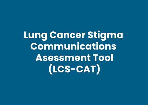 LCS CAT National Lung Cancer Roundtable