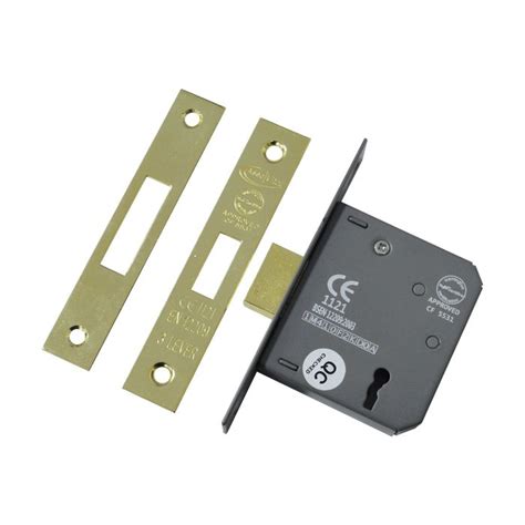 Asec Vital 3 Lever Deadlock 65mm Pb