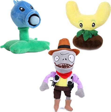 Amazon Jhesao Pcs Plants And Zombies Plush Zombies Toys Cow