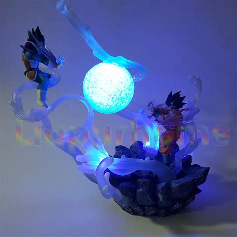 Dragon Ball Z Son Goku Vs Vegeta Led Night Lights Super Saiyan Diy Led