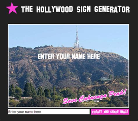 The Hollywood Sign Generator Download Techtudo