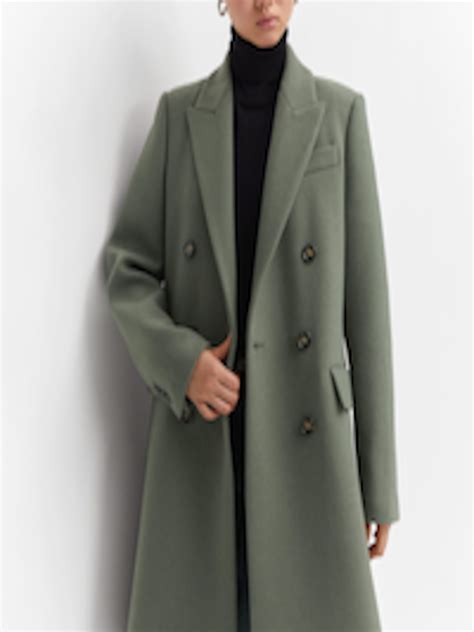 Buy Mango Double Breasted Longline Overcoat Coats For Women 25257050