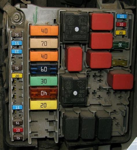 Fuses And Relays Fiat 500 150 2007 2013