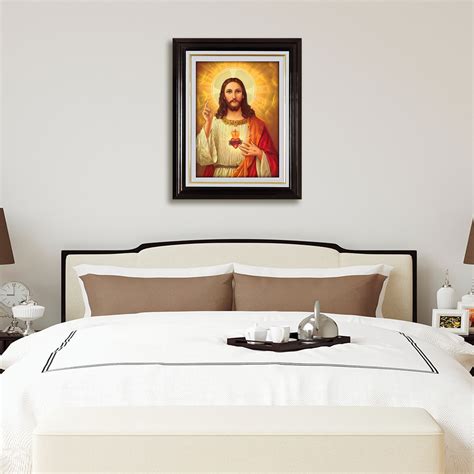 Quadro Decorativo Jesus Cristo Sala Quarto Jkt Religioso Elo