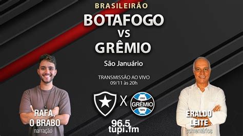 BOTAFOGO 3 X 4 GRÊMIO Campeonato Brasileiro 33ª Rodada 09 11 2023