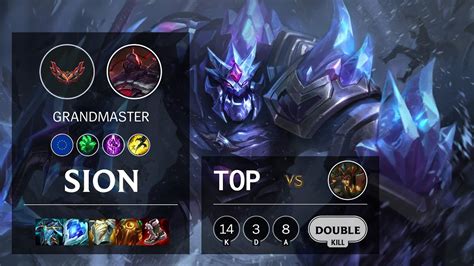 Sion Top Vs Cassiopeia Euw Grandmaster Patch Youtube