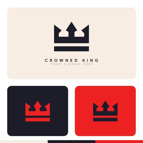 Premium Vector Simple Minimalist King Crown Logo Design