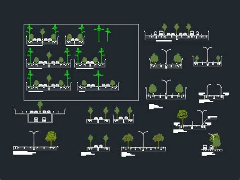 Perfil Das Ruas E Avenidas Em AutoCAD CAD 3 14 MB Bibliocad