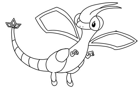 Flygon Coloring Coloring Pages