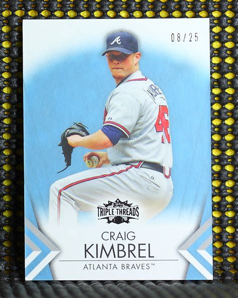 Topps Triple Threads Sapphire Craig Kimbrel For Sale