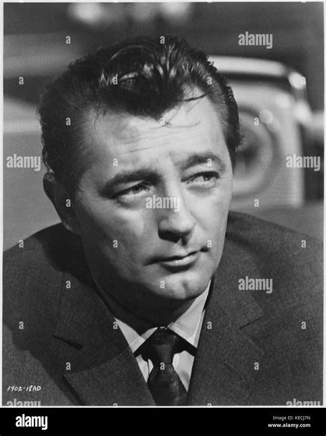 Robert Mitchum Portrait Publicitaire Pour Le Film Lherbe Est Plus