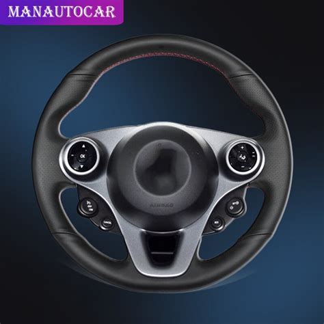 Trenza De Coche En La Cubierta Del Volante Para Smart New Fortwo