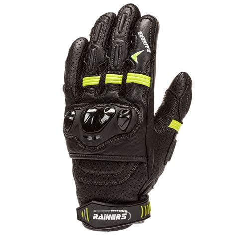 Guantes Moto De Verano Rainers Modelo ROAD Antideslizantes Fluor Nilmoto