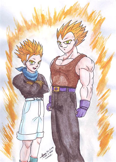 Vegeta and Trunks 3 by hirokada on DeviantArt