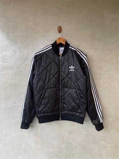 Adidas Original Superstar Quilted Jacket In Black Mens Fashion Coats