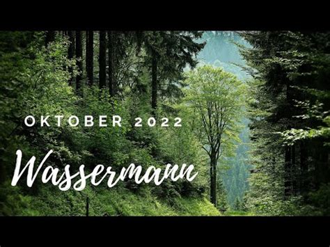 Wassermann Was Erwartet Dich Im Oktober 2022 YouTube