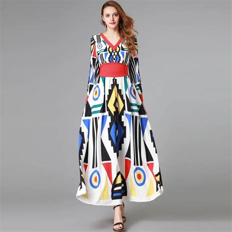 High Quality 2019 New Designer Fashion Runway Maxi Dress Women S Long