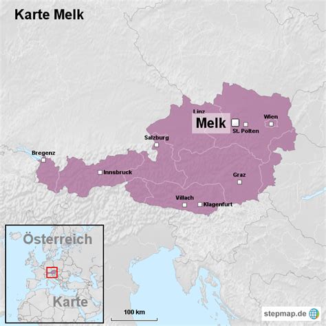 Stepmap Karte Melk Landkarte F R Sterreich