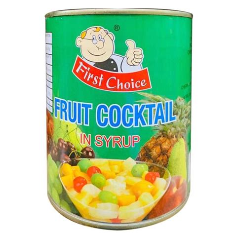 First Choice Fruit Cocktail In Syrup 820g Lazada