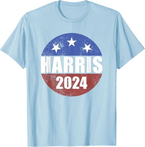 Harris 2024 Election Button Vote 24 President Kamala Harris T Shirt