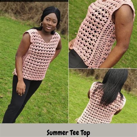 Easy Summer Crochet Top Pattern Fosbas Designs