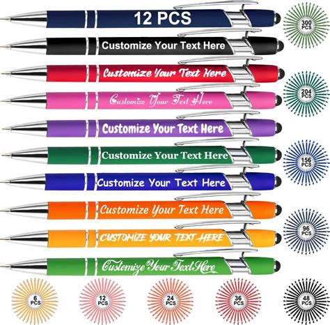 Amazon Personalized Pens In Bulk Custom Pens With Name Text