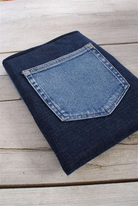 Apple Ipad Sleeve Case Cover Padded Denim Pocket Etsy In