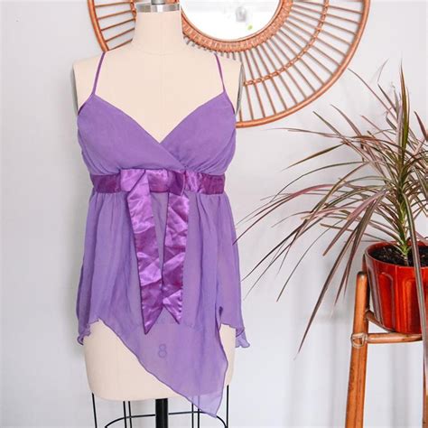 Y2k Fredricks Of Hollywood Sheer Purple Lingerie Depop