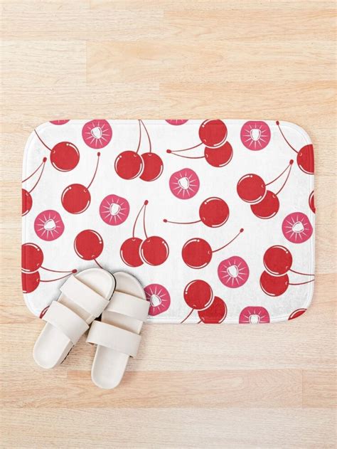 Own This Cherry Design Bath Mat Now Bath Design Design Bath Mat