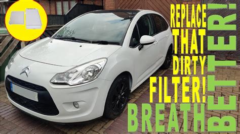 How To Replace The Cabin Pollen Filter Citroen C