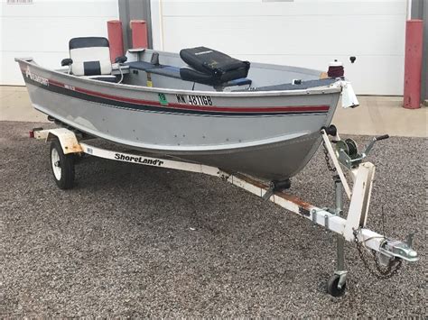 1992 Alumacraft Lunker V16 Boat And Trailer Loretto Equipment 359 K Bid