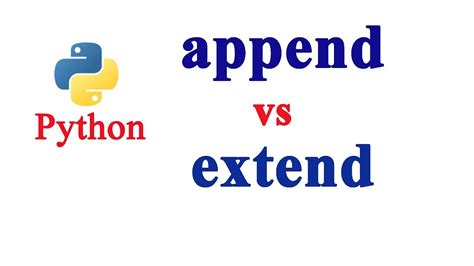 Python Tutorial Append Vs Extend Methods YouTube