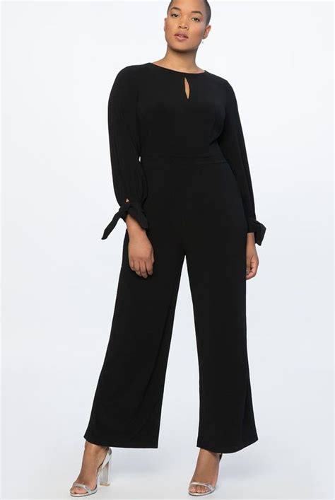 Plus Size Black Evening Jumpsuit Plus Size Black Jumpsuits For