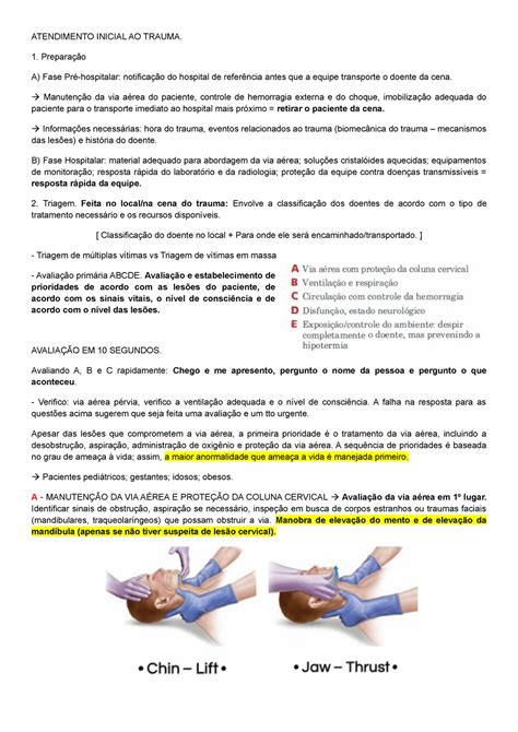 Atendimento Inicial Ao Trauma Atendimento Inicial Ao Trauma