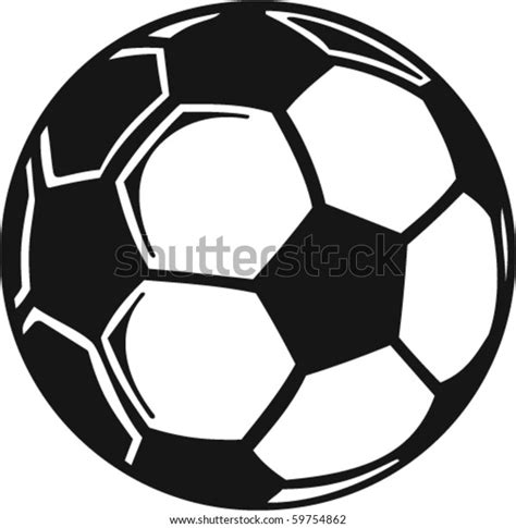 Soccer Ball Vector Illustration Stock Vector (Royalty Free) 59754862 ...