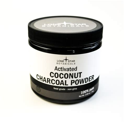 Activated Coconut Charcoal Powder Oz Lone Star Botanicals