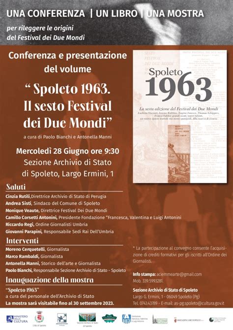 Spoletonline Un Volume E Una Mostra Per Spoleto 1963