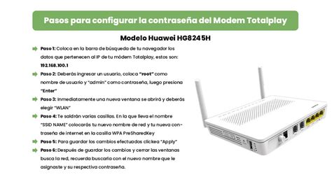 Modem TotalPlay Configurar Resetear y Cambiar Contraseña