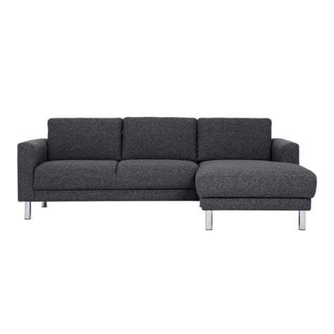 Clesto FabricRight Handed Corner Sofa In Anthracite Furniture In Fashion