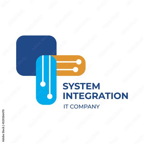 Vector Logo Of A System Integration Company Stock Illustration Adobe Stock