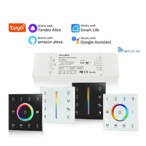 Tuya Led Controller In Dimmer Cct Rgb Rgbw Rgbww Rgbcct Strip Smart