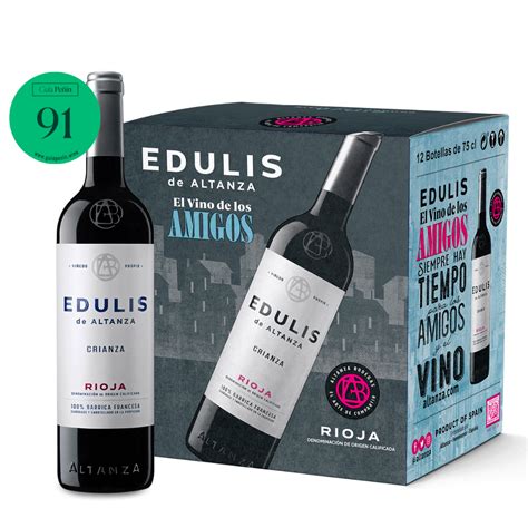 Edulis Crianza Case Of Bottles Bodegas Altanza