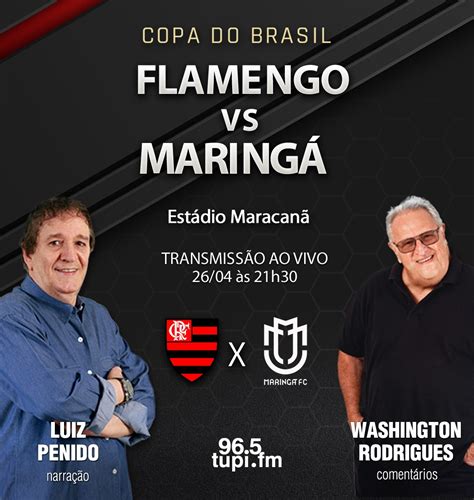 AO VIVO Flamengo x Maringá Copa do Brasil 3ª fase Jogo de volta