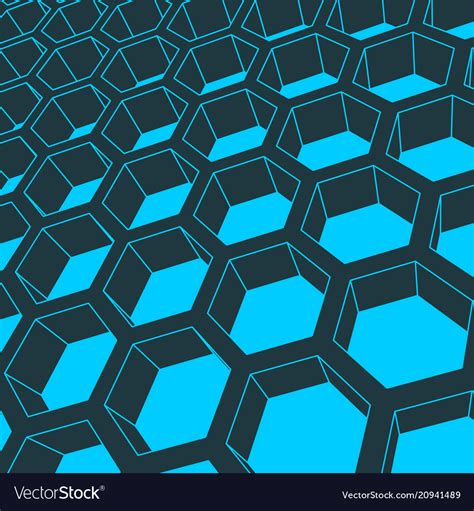 Abstract Honeycomb Background Royalty Free Vector Image