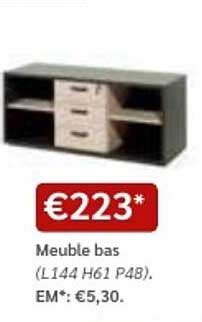 Promo Meuble Bas Chez Meubles Crack Icatalogue Fr