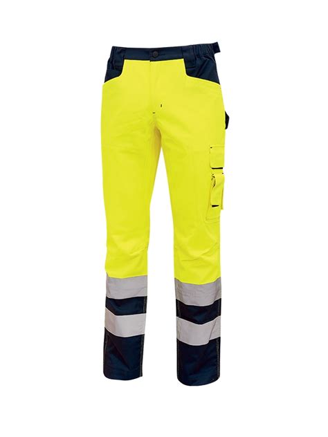 Pantalone Da Lavoro Alta Visibilt Light U Power Giallo