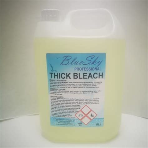 Blue Sky Professional Thick Bleach 5ltr Odcleaning