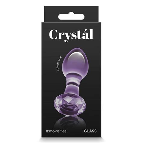 Crystal Gem Purple Anal Plug Sex Shop Fortuna